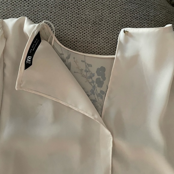 ZARA Floral Print Top - Picture 4 of 7